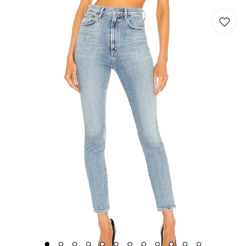 Agolde Women's Light Wash Skinny Jeans